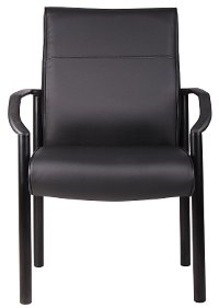 Black Guest Office Chair-6
