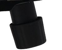 Black Contoured Adjustable Drafting Office Chair-3