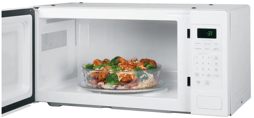 PEM31DFWW GE Profile Countertop Microwave - 1.1 cu. ft. White-3
