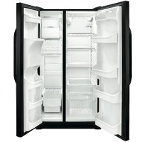 FFSS2614QE Frigidaire Stainless Steel Side-by-Side Refrigerator - 36 Inch-2