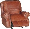 Brandy Power Leather Recliner