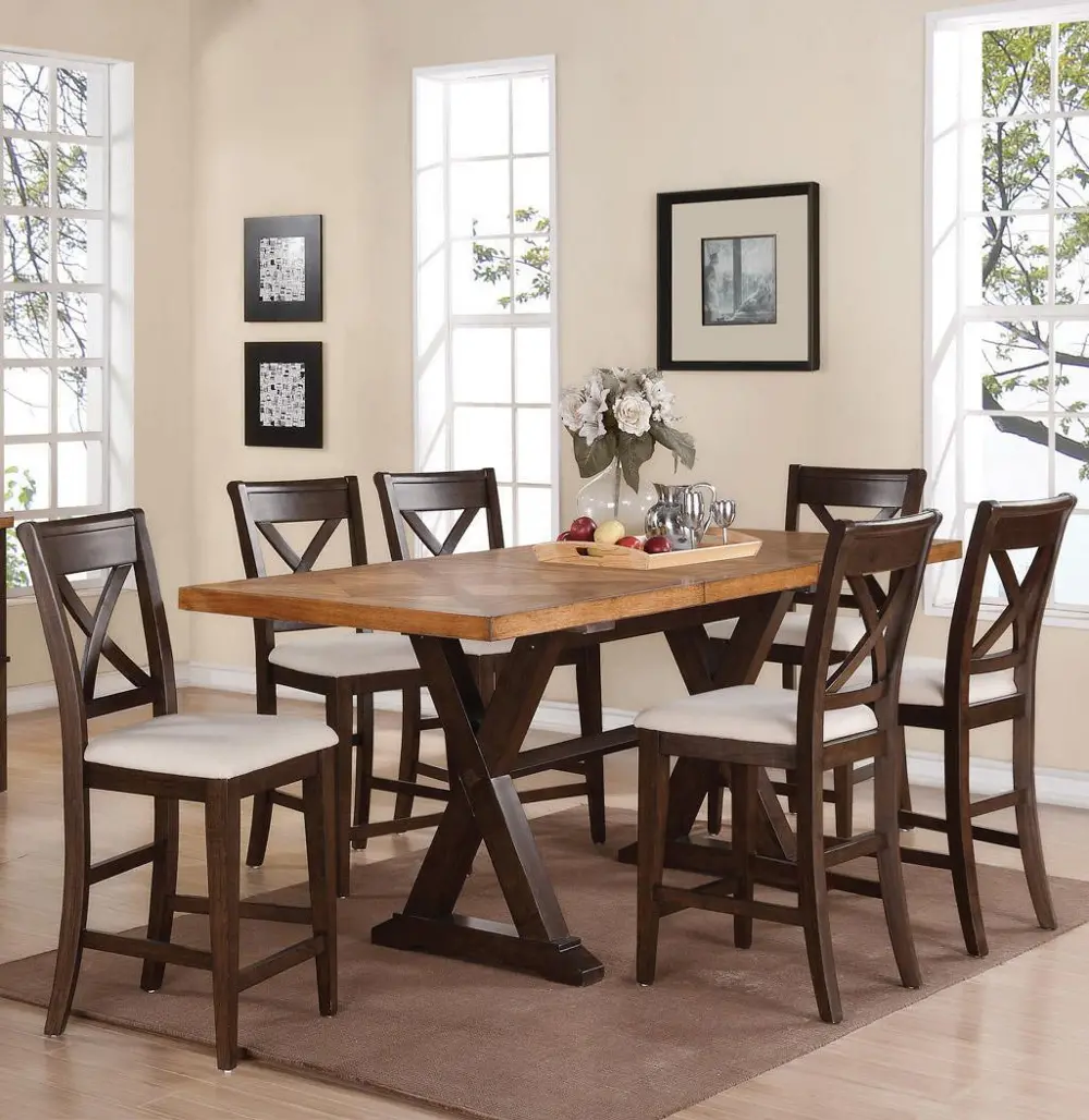 Hickory 5 Piece Counter Height Dining Set-1