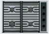 CG304T/S Wolf 30 Inch Transitional Gas Cooktop - Stainless Steel and Black