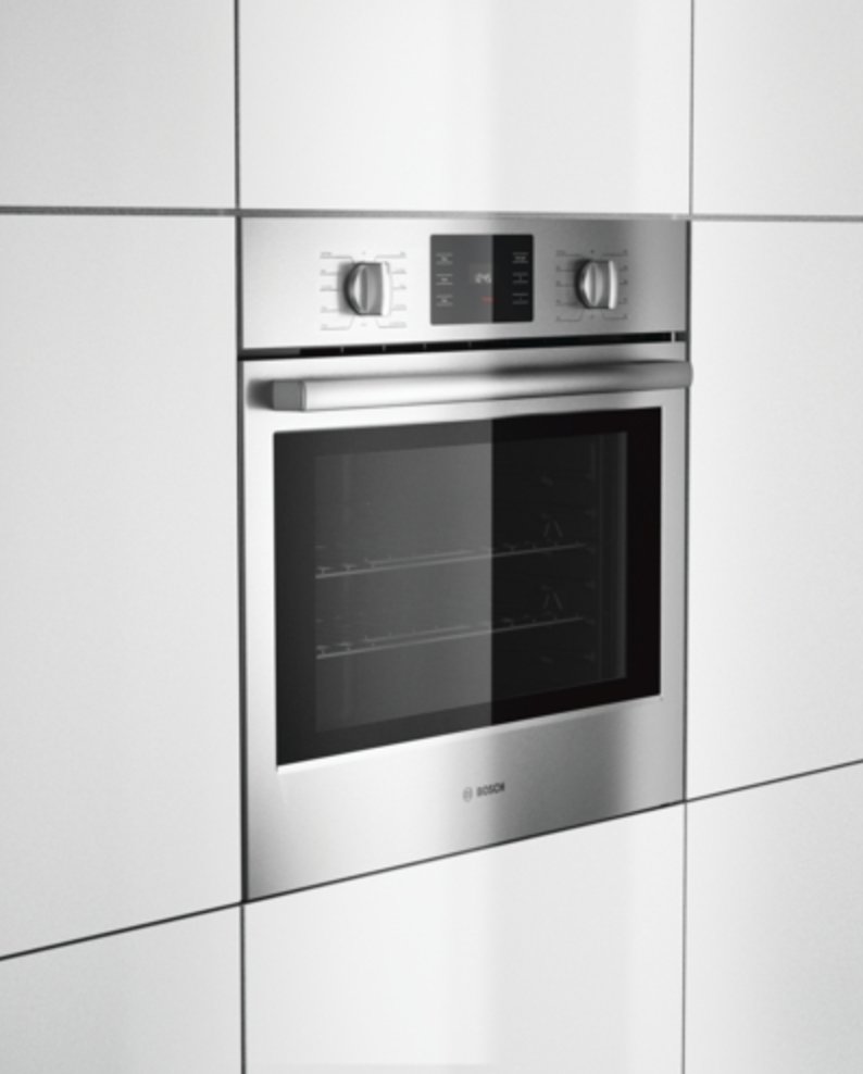 HBL5451UC Bosch 30 Inch Convection Single Wall Oven with Knobs - 4.6 cu. ft. Stainless Steel-3