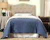 Ivory Twin Upholstered Button Tufted Headboard - Megan