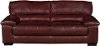 C827DC536BROWNSO Contemporary Brown Leather Sofa - Milan