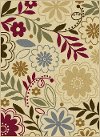 LAGUNA/4542/BEIGE.-2 5 x 7 Medium Beige, Blue & Red Area Rug - Laguna