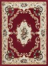 LGN4610 5x7 5 x 7 Medium Traditional Red Area Rug - Laguna