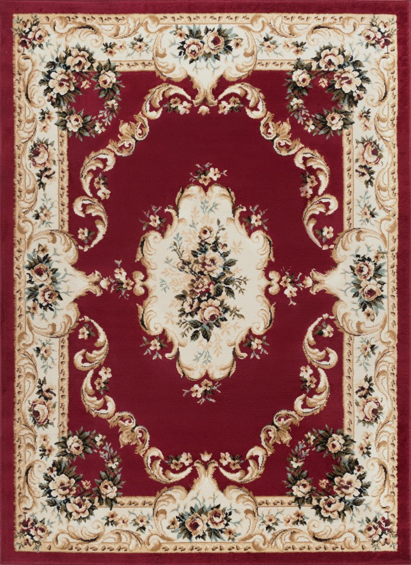 5 X 7 Um Traditional Red Area Rug Laa Rc Willey
