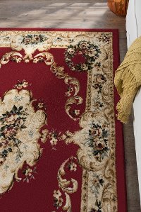 LGN46105x7 5 x 7 Medium Traditional Red Area Rug - Laguna-8