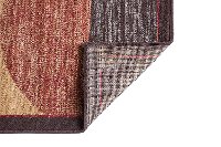 ELF51108x10 8 x 10 Large Tan and Red Area Rug - Elegance-5