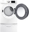 DV42H5200EW Samsung 7.5 cu. ft. Electric Steam Dryer - White-3