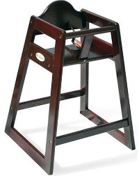 Antique Cherry Wood High Chair