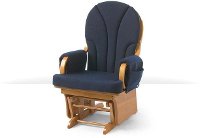 Blue Adult Glider Rocker