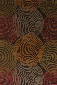5 x 8 Medium Transitional Red and Orange Area Rug - Affinity