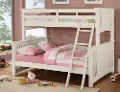 Spring Creek White Twin-over-Full Bunk Bed