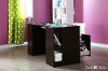 7559727 Black Counter Height Craft Table with Storage - Crea -2