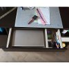 7559727 Black Counter Height Craft Table with Storage - Crea -4