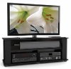 Black Wooden 50 Inch TV Stand - Bakersfield