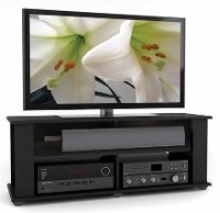 Black Wooden TV Stand - Bakersfield