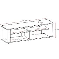 Black Simple 60 Inch TV Stand - Bakersfield-4
