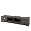 Wenge Colored Extra Wide TV Stand - Lakewood -3