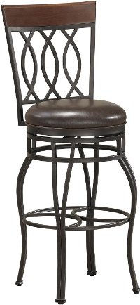 Pepper/Bourbon Extra Tall Bar Stool - Bella
