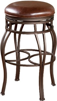 Pepper/Bourbon Backless Extra Tall Bar Stool - Bella