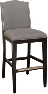 Black/Smoke 2-Pack Extra Tall Bar Stool - Chase
