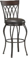 Pepper/Tabacco Counter Height Stool - Palermo