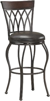 Pepper/Tabacco Counter Height Stool - Palermo