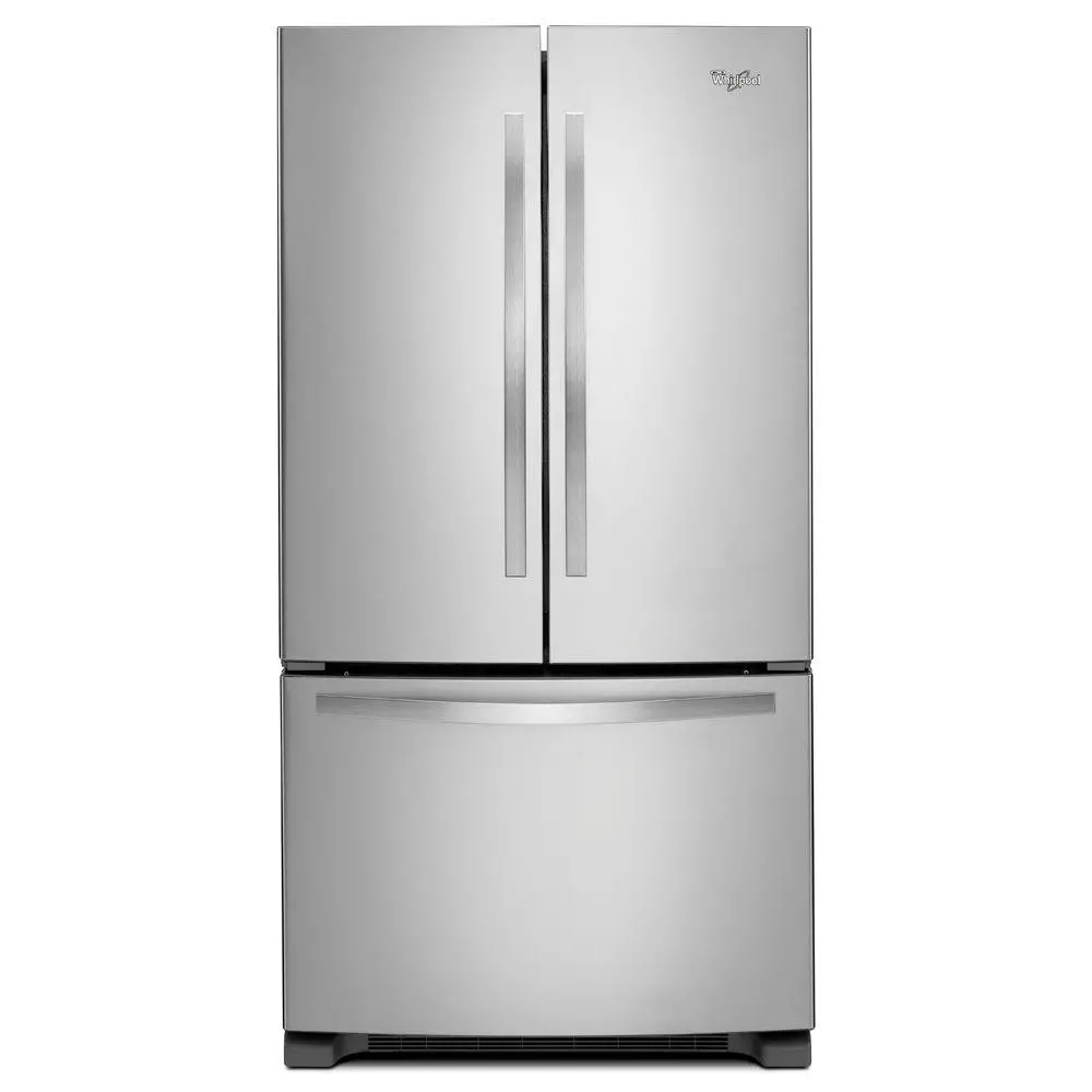 WRF535SMBM Whirlpool Stainless Steel French Door Refrigerator - 36 Inch-1