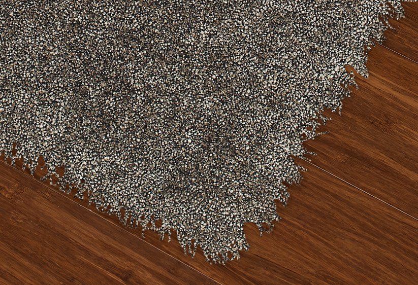BZ100GY5X8 5 x 8 Medium Contemporary Gray Shag Rug - Belize-2