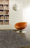 5 x 8 Medium Contemporary Gray Shag Rug - Belize-4