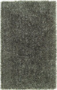 8 x 10 Large Contemporary Gray Shag Rug - Belize