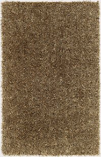 5 x 8 Medium Contemporary Stone Brown Shag Rug - Belize