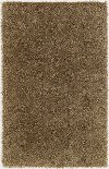 8 x 10 Large Contemporary Stone Brown Shag Rug - Belize