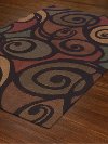 5 x 8 Medium Swirl Multi-Colored Area Rug - Capri -3