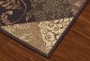 5 x 8 Medium Blocked Brown Area Rug - Capri -2