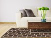 5 x 8 Medium Mocha Brown Area Rug - Infinity-4