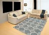 5 x 8 Medium Gray & Blue Rug - Infinity-4