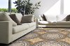 5 x 8 Medium Gray and Yellow Area Rug - Paris-2