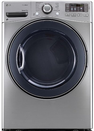 DLEX3570V LG Electric Steam Dryer - 7.4 cu. ft. Graphite Steel