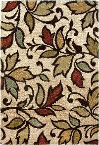 5 x 8 Medium Ivory Area Rug - Wild Weave