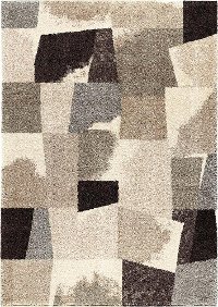 5 x 8 Medium Slate Gray and Taupe Area Rug - Wild Weave