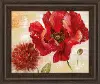 Passion For Poppies II Red Framed Wall Art