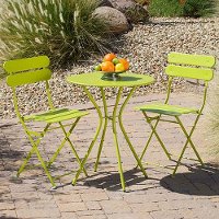 OP-BS3-SOL-GRN Green 3 Piece Bistro Set