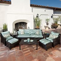 OP-PESS7-BLS-K 8 Piece Sofa and Chair Set - Deco