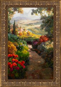 165981/3040/F6688 'Vineyard View' Framed Wall Art