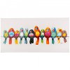 Multi-Color 'Birds On A Wire I' Canvas Wall Art